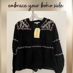Boho crop top size L